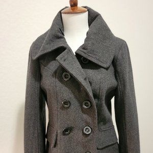 Guess Gray Peacoat (Sm) NWT